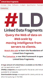 Mobile Screenshot of linkeddatafragments.org
